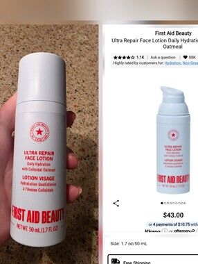 First Aid Beauty Ultra Repair Face Lotion
